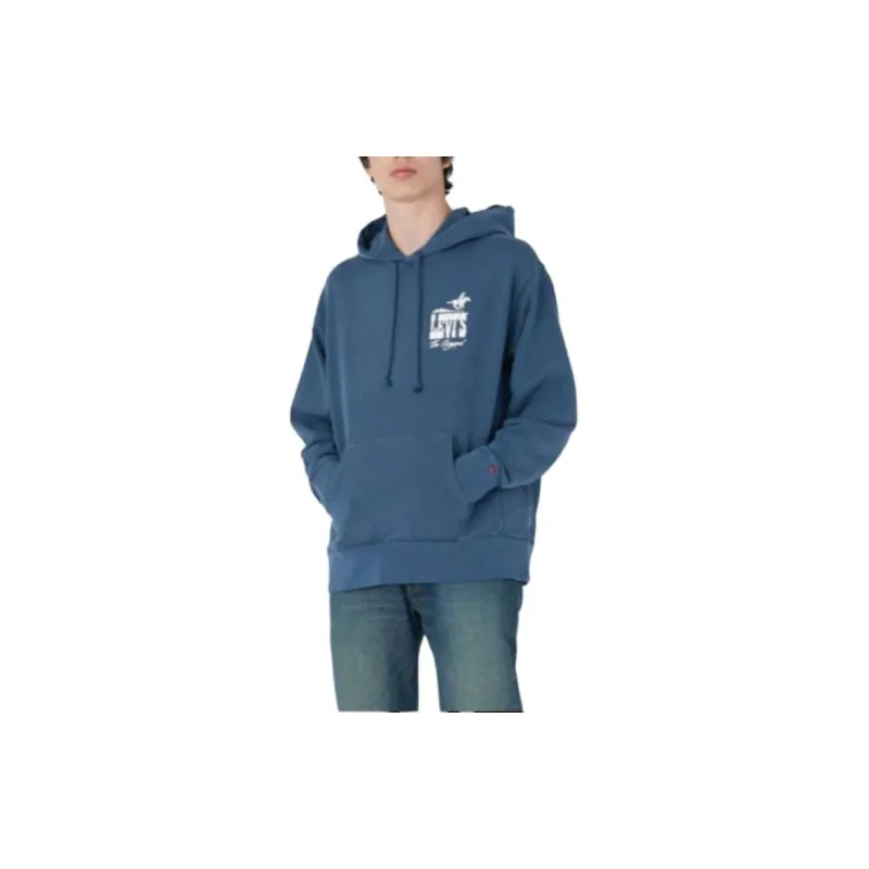 Levis Sweatshirts Men Blue-5