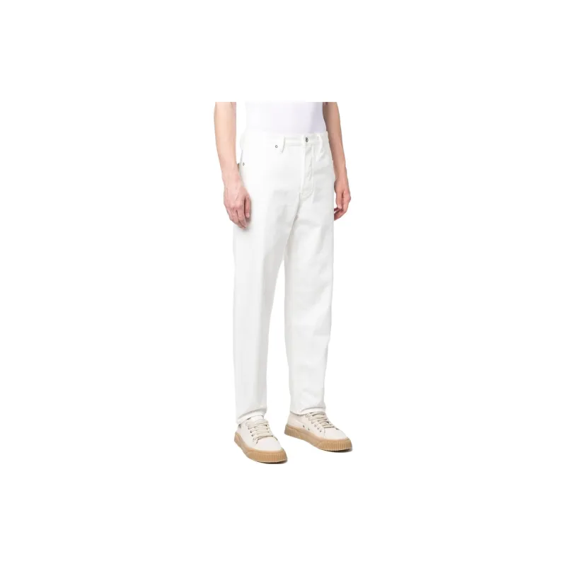 JIL SANDER Button Detailed Straight Leg Jeans-3