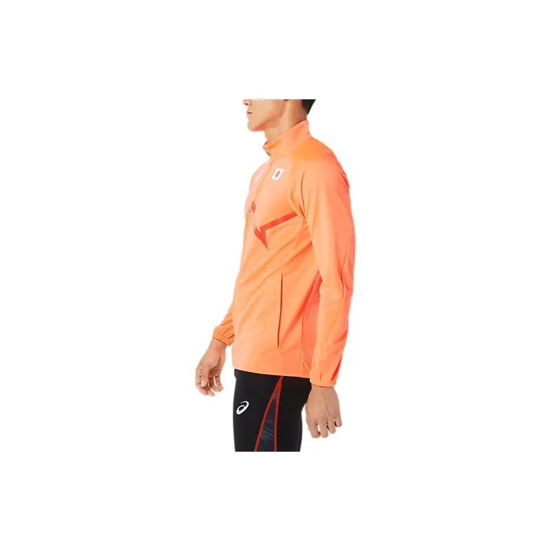 Asics National Team Authentic ACTIBREEZE Jackets Coats Men's Orange-4