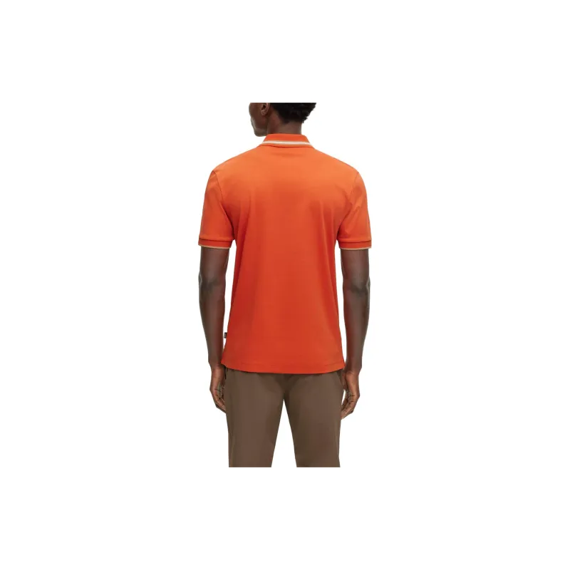 HUGO BOSS Polo Shirts Men Orange-2