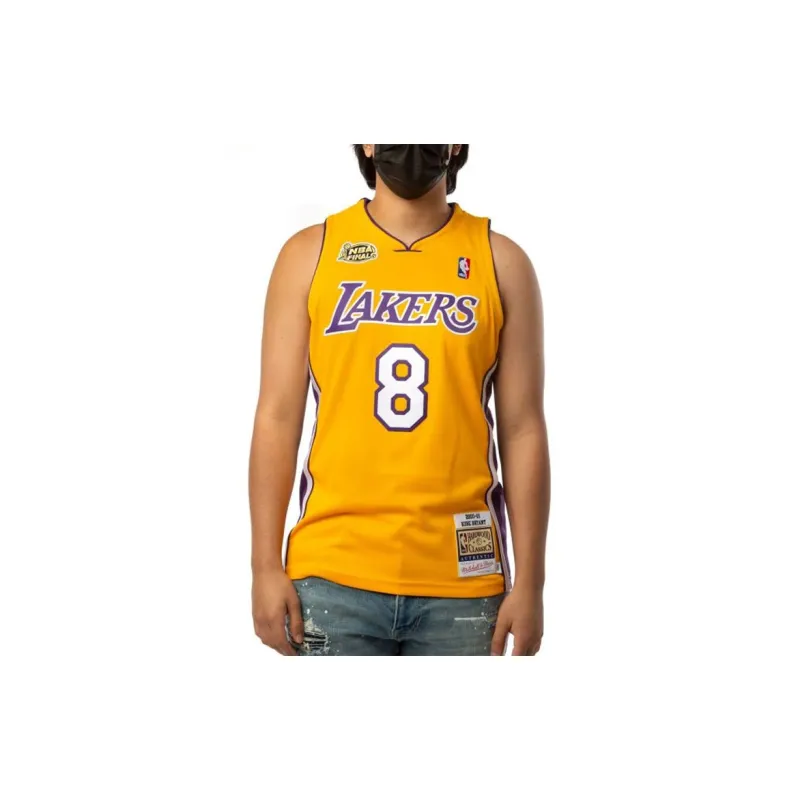 Mitchell & Ness Basketball Jersey Unisex Yellow-3