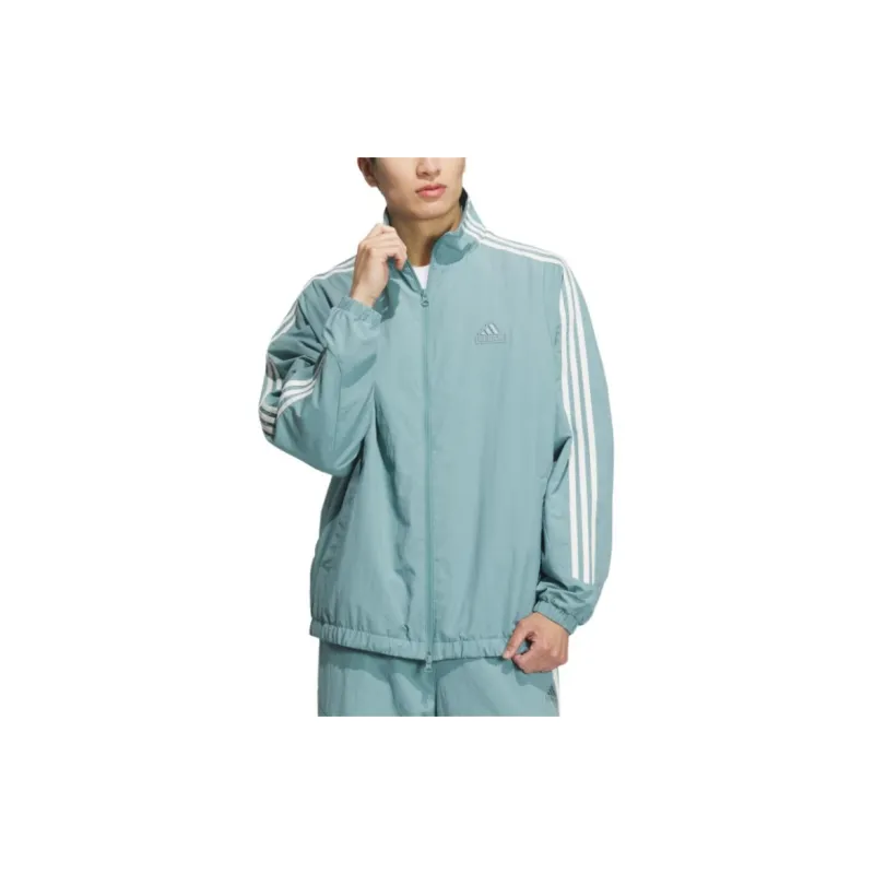 Adidas 3 Stripes Jacket Unisex Cyan-2