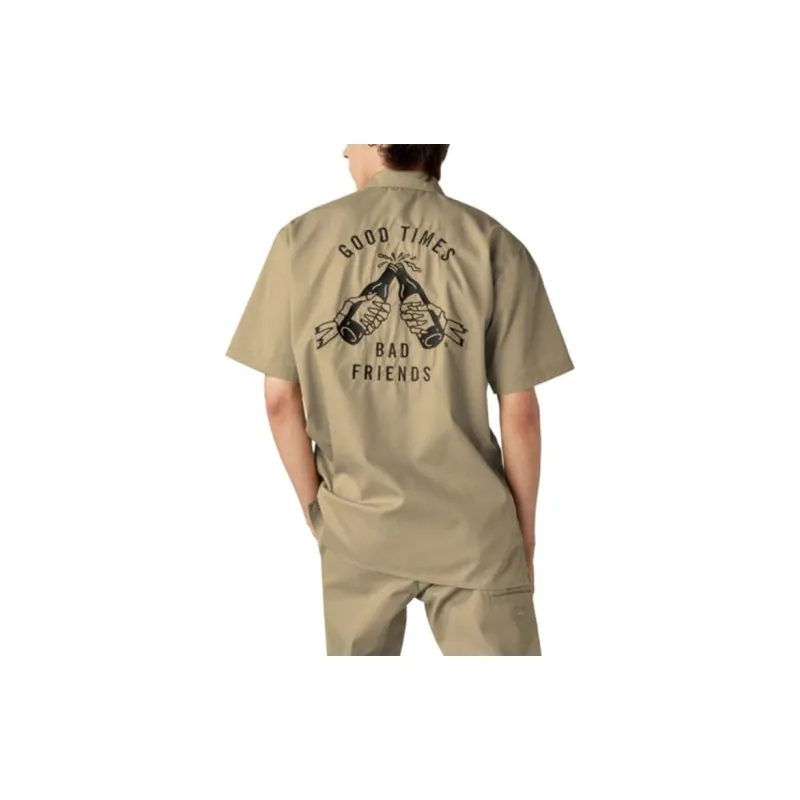 Dickies Shirts Men Khaki-2