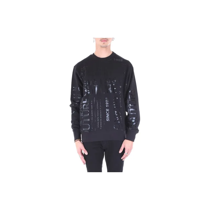 VERSACE JEANS COUTURE Sweatshirts Men Black-3