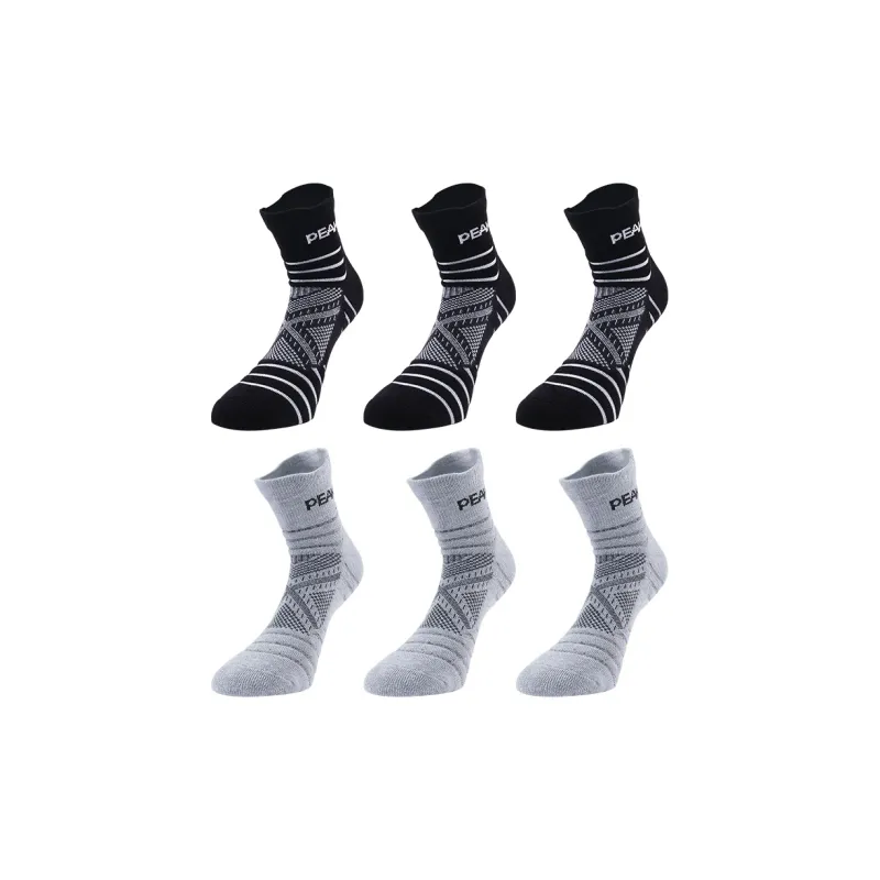 PEAK Mid Calf Socks Unisex Combo Set-23