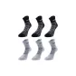 6 Pack (Gray 3+Black 3)