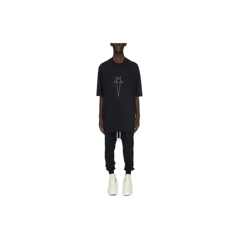 RICK OWENS Drkshdw Prisoner Drop crotch Trousers-4