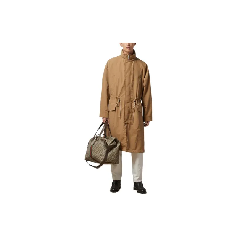 GUCCI 2010s Gg Canvas Coat-3