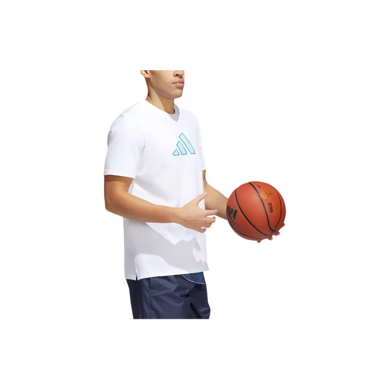 Adidas Donovan Mitchell T-Shirt Men's White-3