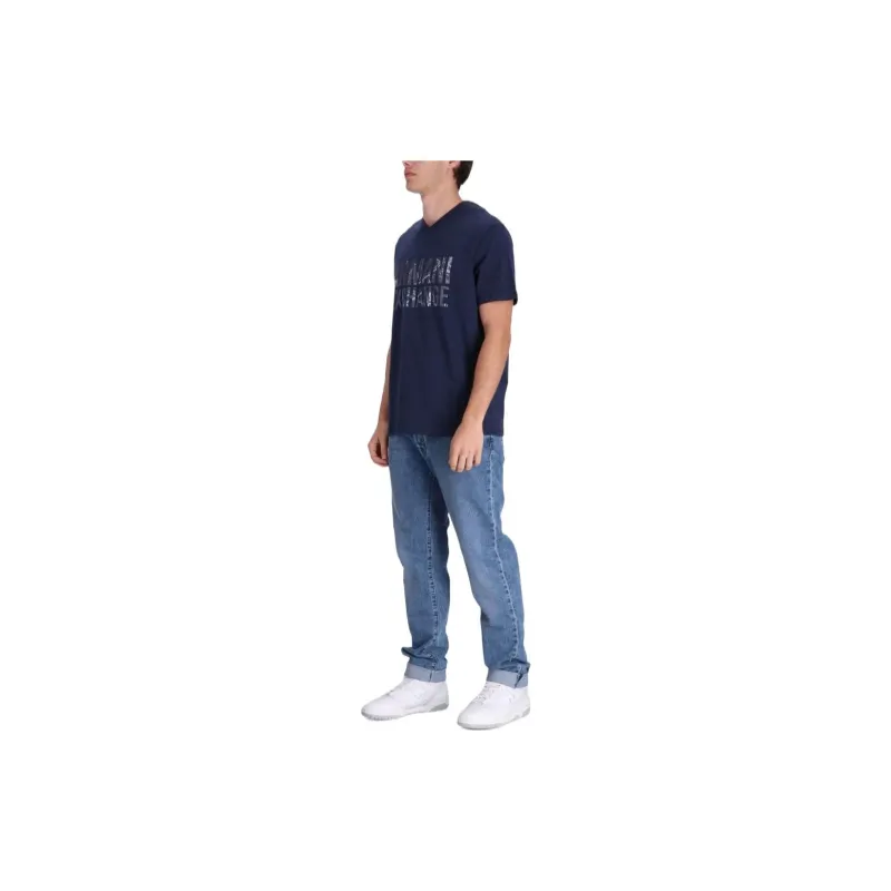 ARMANI EXCHANGE T Shirts Men Dark Blue-4