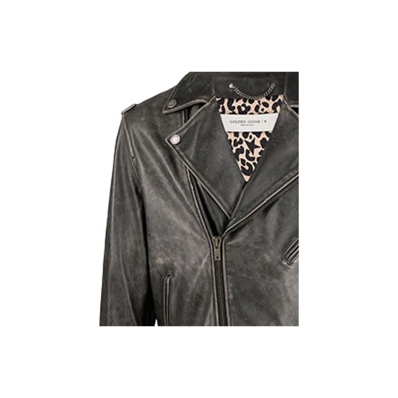 Golden Goose Deluxe Brand Zipped Biker Jacket-5