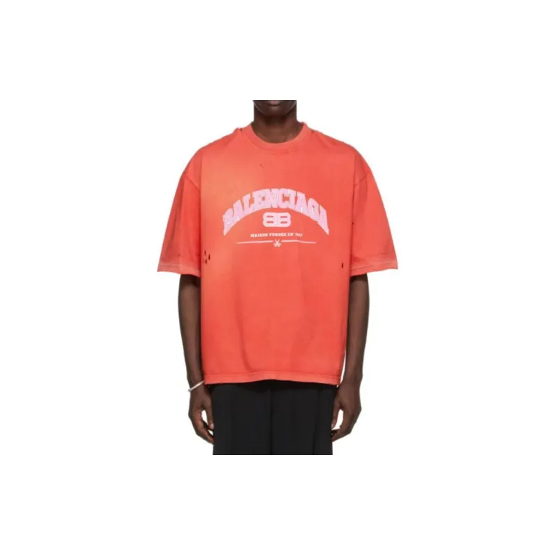 Balenciaga T-Shirts Men Orange-2