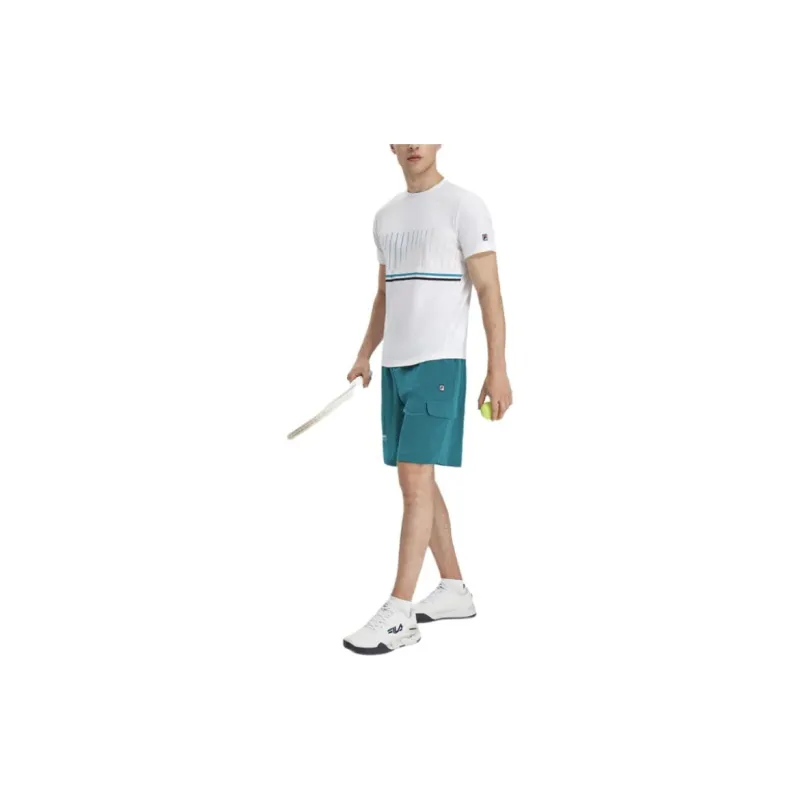 FILA Tennis T Shirt Men's White-5