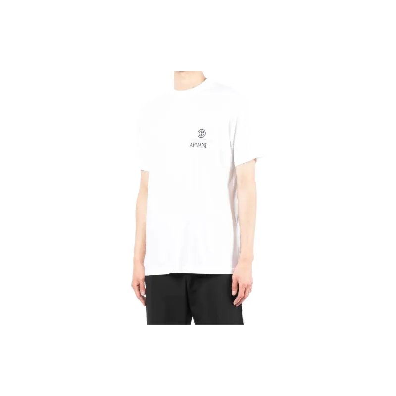GIORGIO ARMANI T Shirts Men White-2