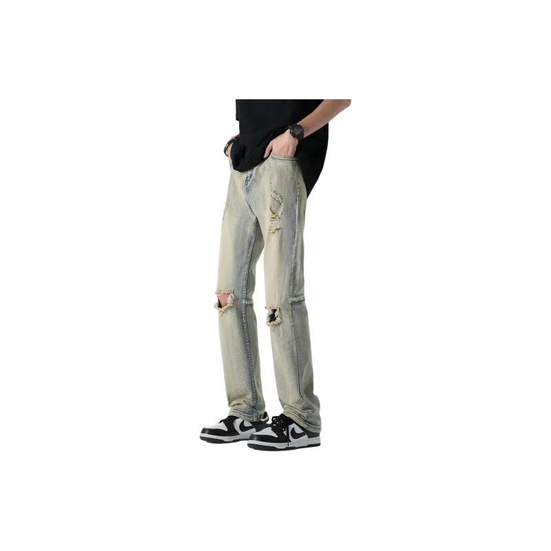 EPTISON Jeans Men Yellow Mud-4