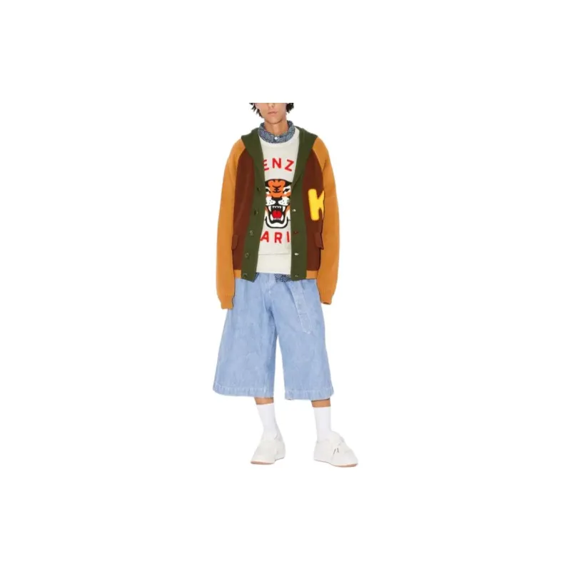 KENZO Lucky Tiger Logo Embroidered Sweatshirt-2