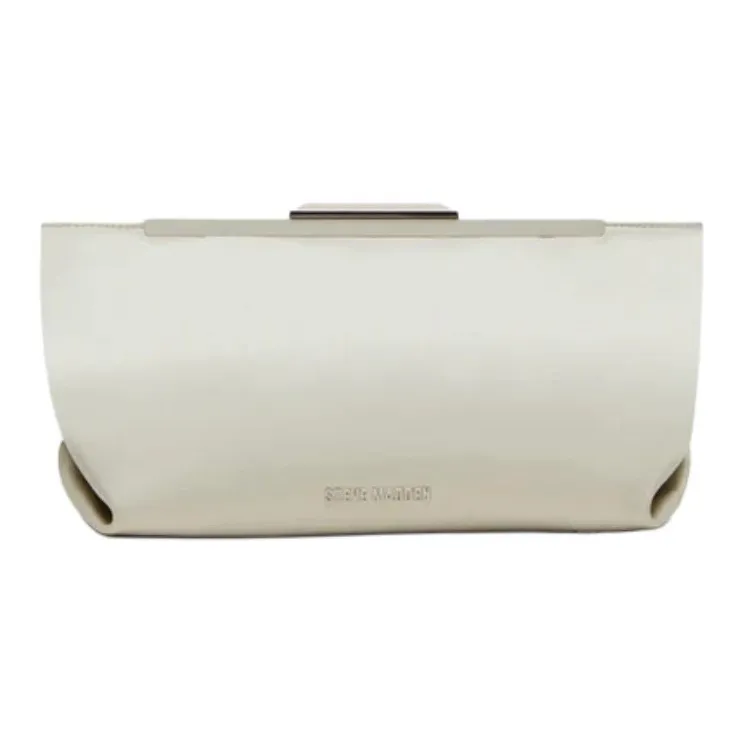 STEVE MADDEN Synthetic Material Clutch Extra Large Women's White-2
