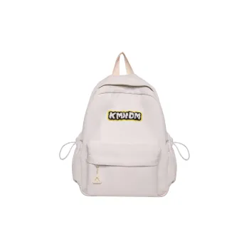 Cwatcun Nylon Backpack Regular Women's White/Pink/Black/Blue/Yellow