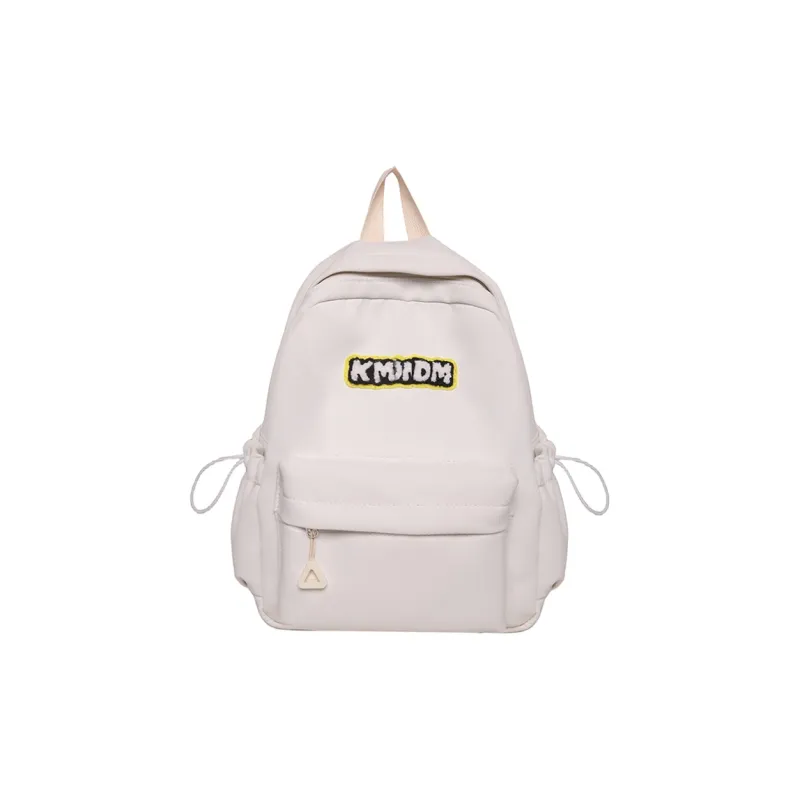 Cwatcun Nylon Backpack Regular Women's White/Pink/Black/Blue/Yellow-0