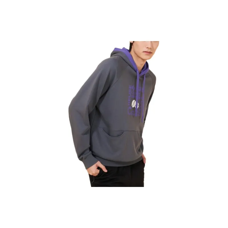 XTEP x WANGHEDI,LIANMINGKUAN Sweatshirt Unisex Frost Gray-1