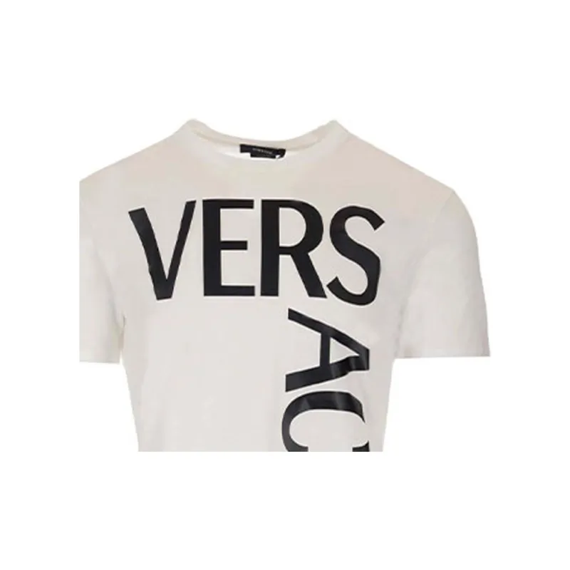 VERSACE Logo T Shirt-4