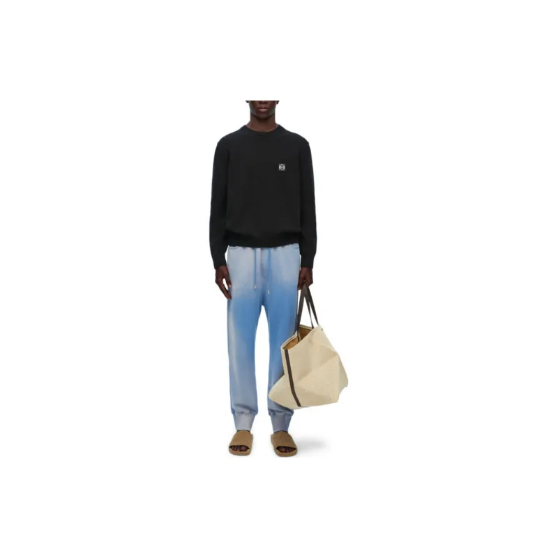 LOEWE Logo embroidered Wool Jumper-6