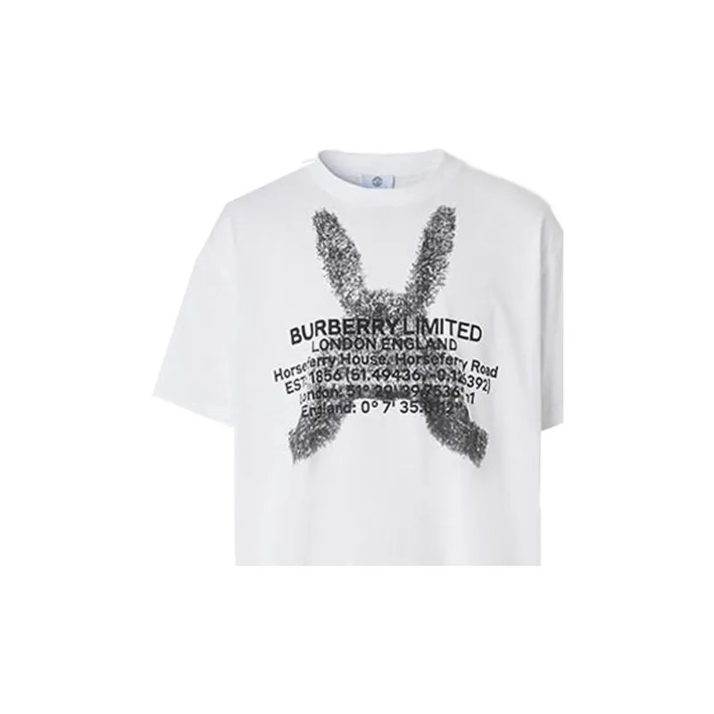 Burberry Montage Print Oversized T Shirt-4