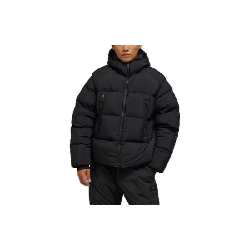 Y-3 Hooded Quilted Puffer Jacket-1