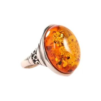 S&A Amber Beeswax Rings Women's
