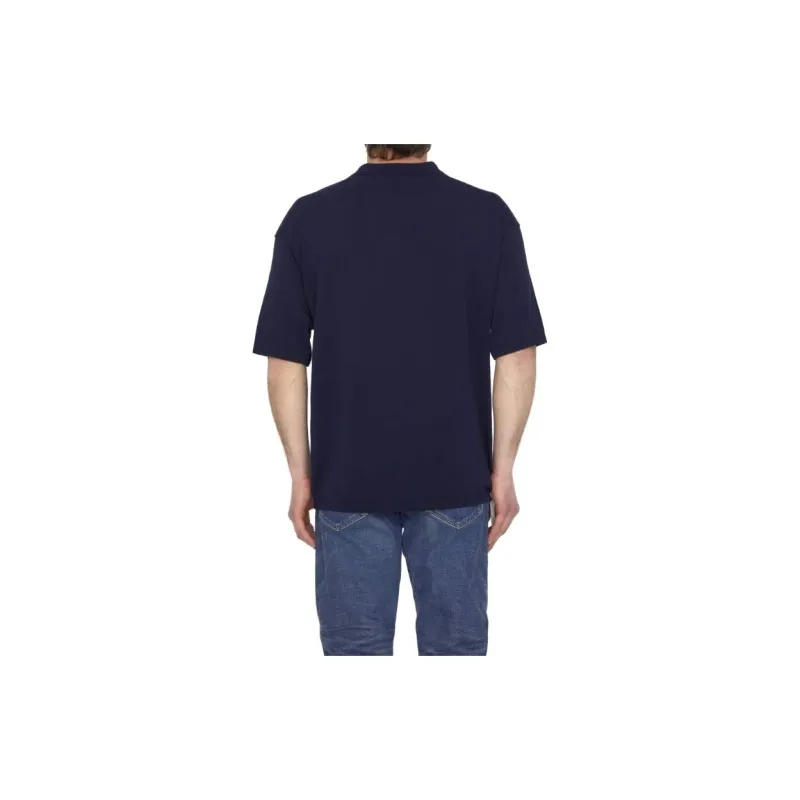 ROBERTO COLLINA Short Sleeve Polo Shirt-2