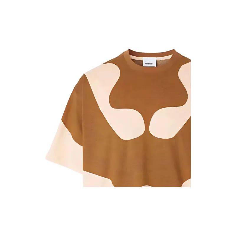 Burberry Abstract Print T Shirt-3
