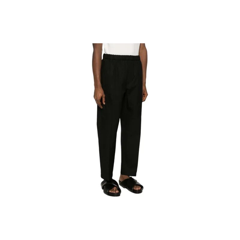 JIL SANDER Drawstring waist Wide leg Trousers-3