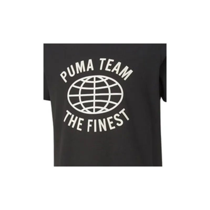 PUMA T Shirts Men Black-4