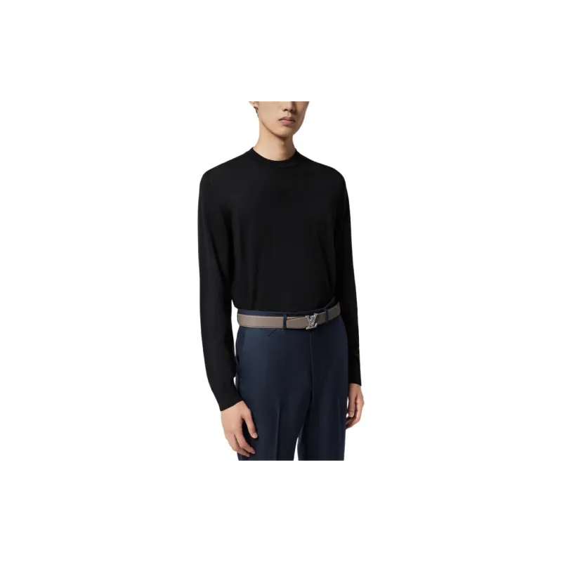LOUIS VUITTON Silk And Cashmere Blend Crewneck-3