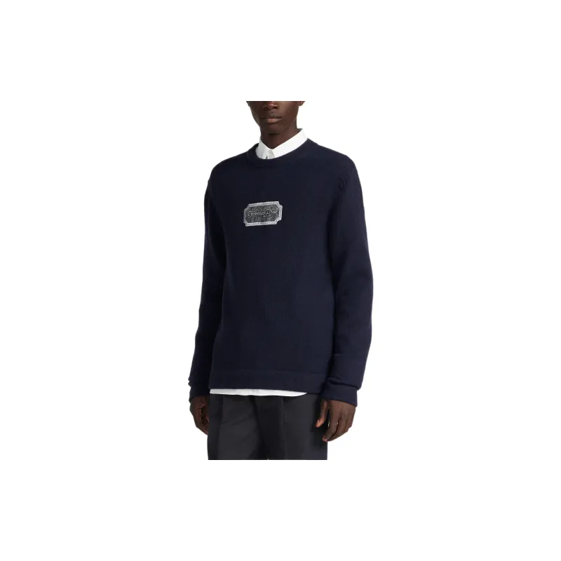 DIOR FW22 FW22 Knitwear Men's Knitwear Blue Men's Blue-2