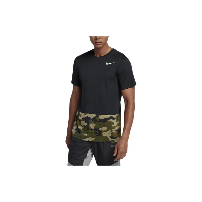 Nike T Shirts Men Black-3