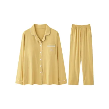 Lan Miao Pajama Set Women's Yellow