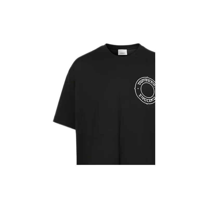 Burberry Logo Print Oversized T shirt-4