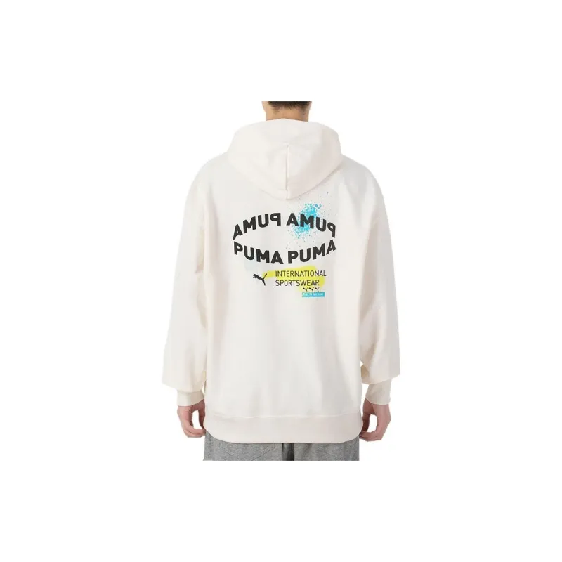 PUMA Oversize Trend Sweatshirt Men's White-2