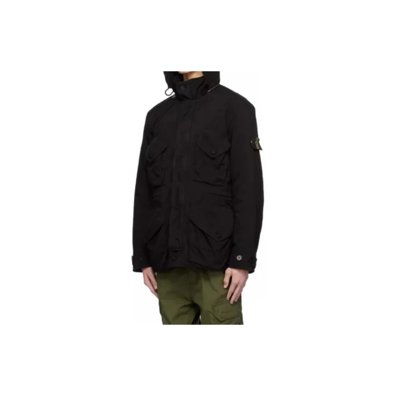 STONE ISLAND FW23 Parka Coat Unisex Black-3