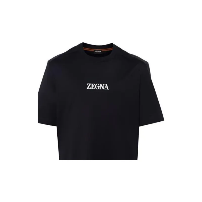 Zegna T Shirt Men's Marine Blue-4