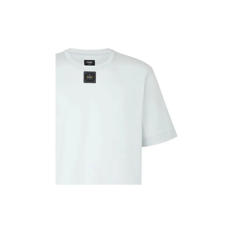 FENDI T-Shirts Men Light Blue-4