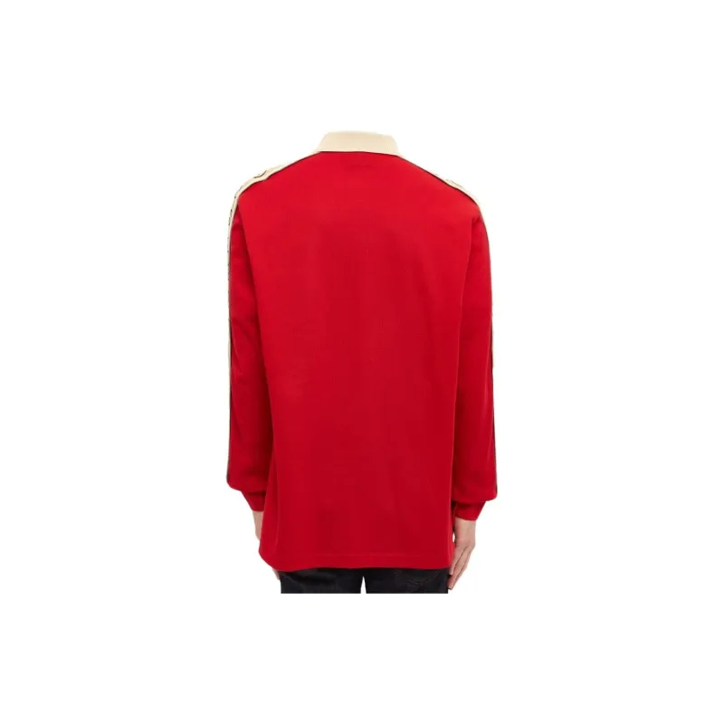 GUCCI Polo Shirts Men Red-3