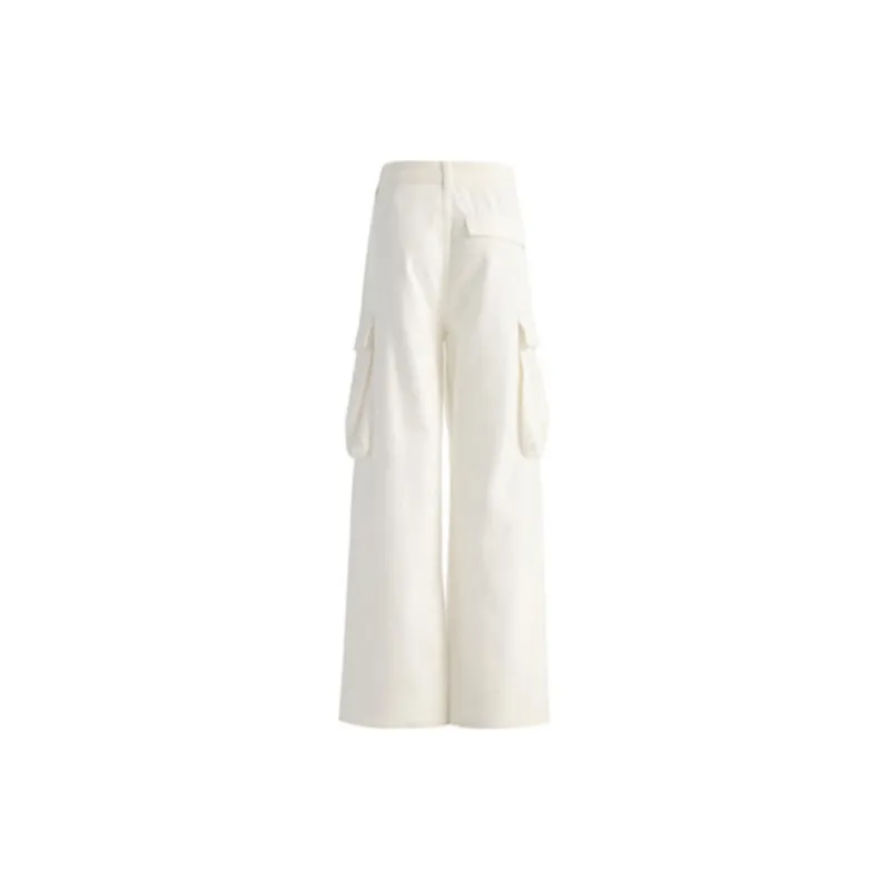 ZNZX Cargo Pants Women's White-1