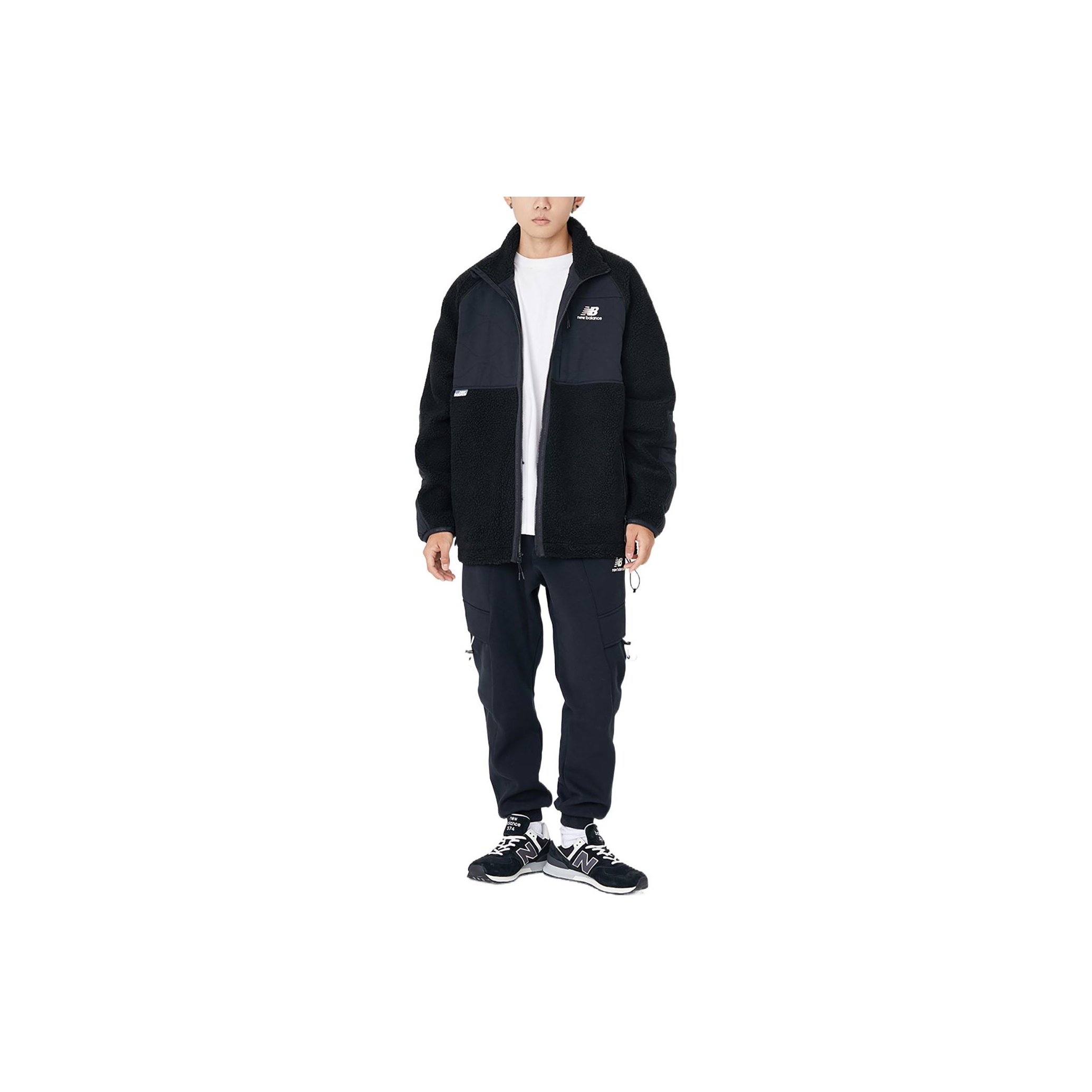 New Balance Velvet Jackets Men Black - POIZON New Balance Velvet Jackets Men Black - POIZON