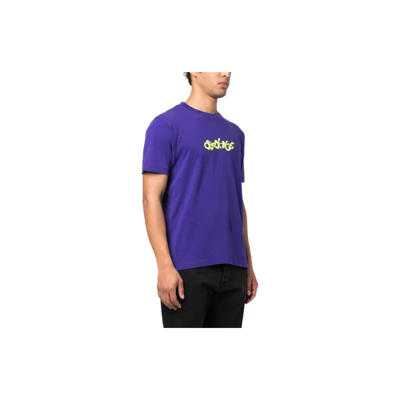 OFF WHITE Opposite Arrow Logo Print Slim Tee-3