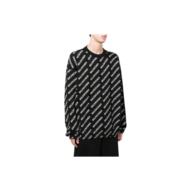 Balenciaga FW22 Sweater Men's Black-3