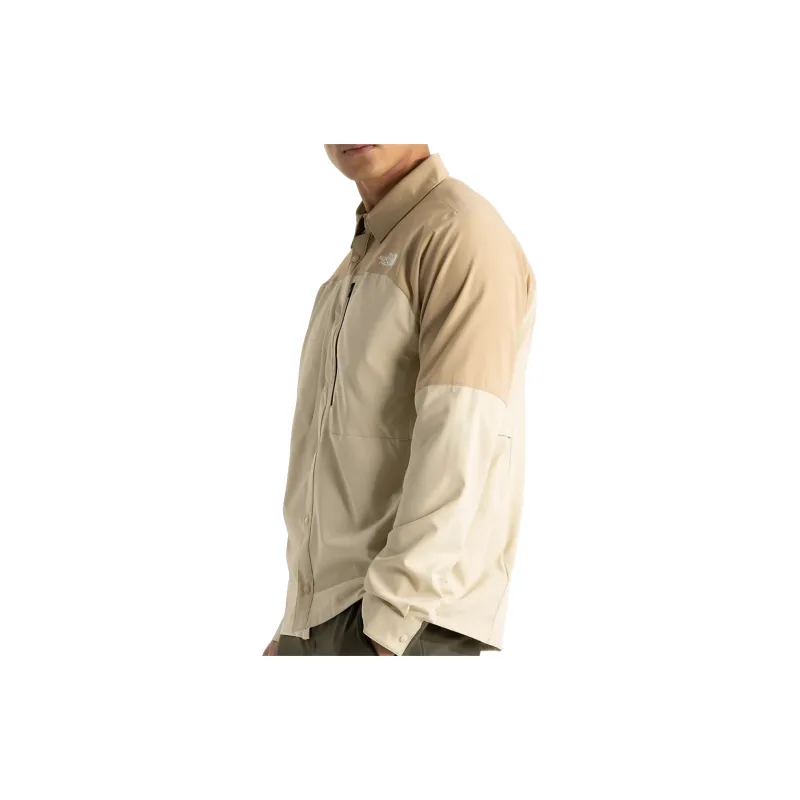 THE NORTH FACE Men's First Trail UPF Long Sleeve Shirt Men's Gravel-1