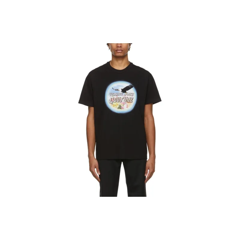VERSACE JEANS COUTURE SS22 T Shirt Men's Black-2