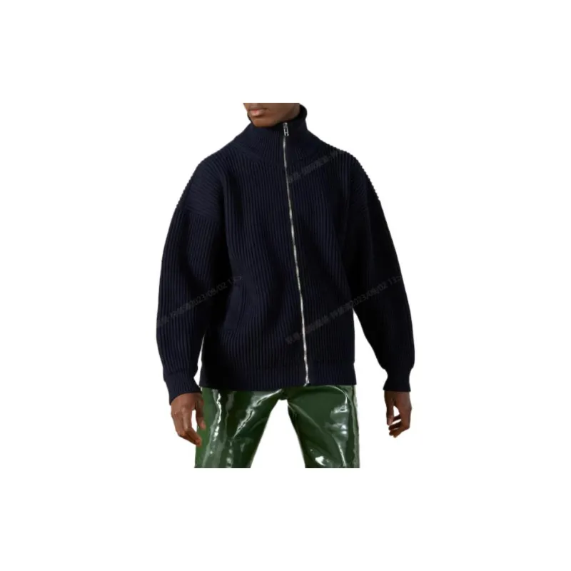 GUCCI Logo Embroidered Zipped Sweater-2